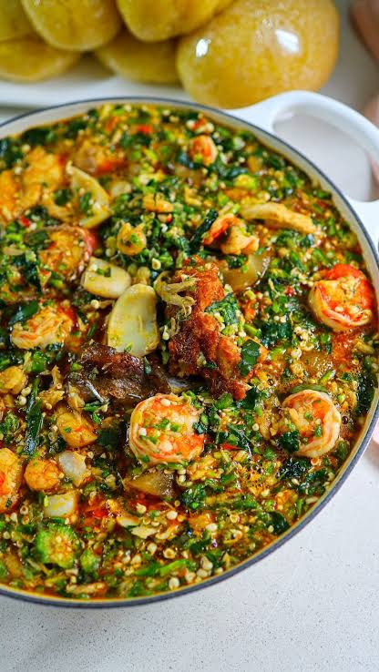 2litres of fresh okro soup